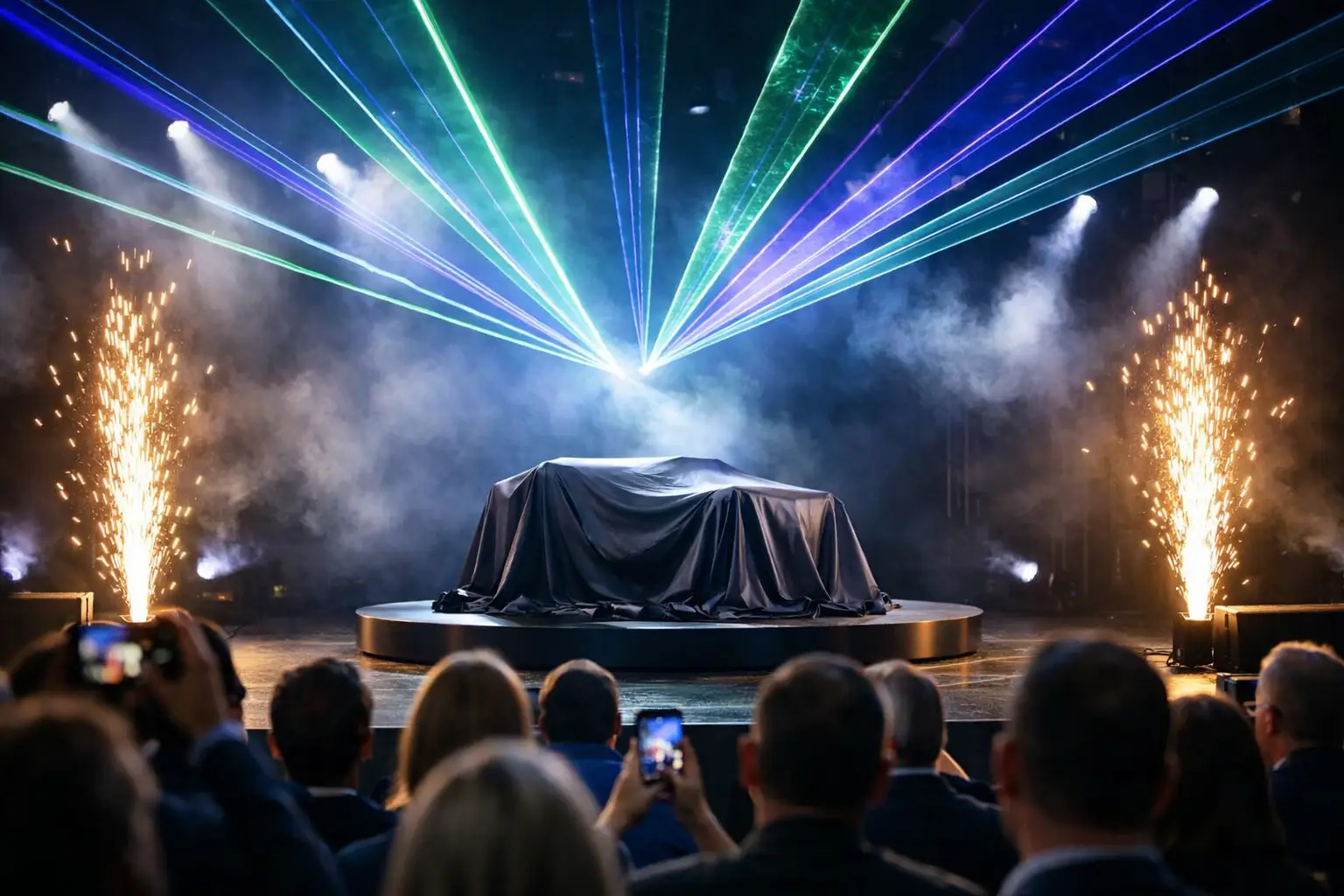 A Laser Show for Product Launch That Lands