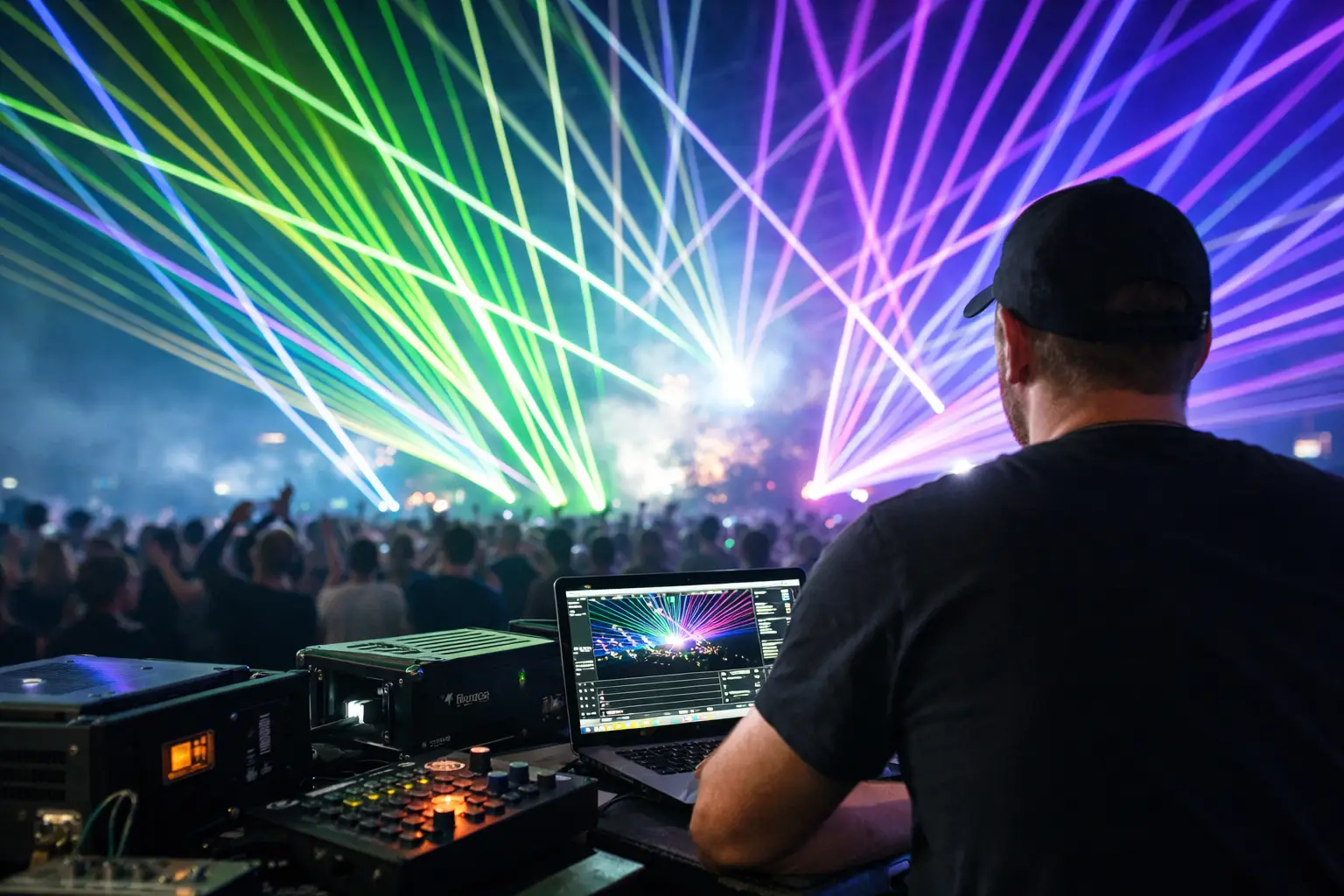 How Laser Light Show Companies Create Wow