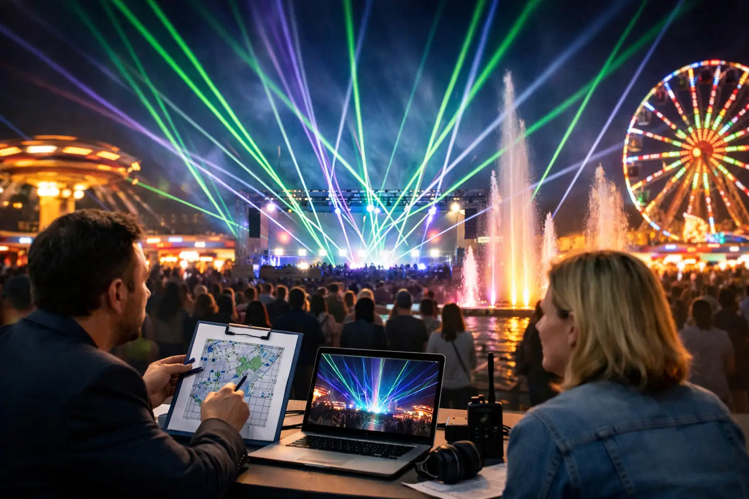 Municipal Fair Laser Show Planning That Wows