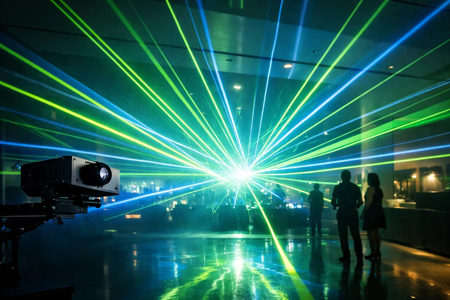 Permanent Laser Installation That Holds Attention