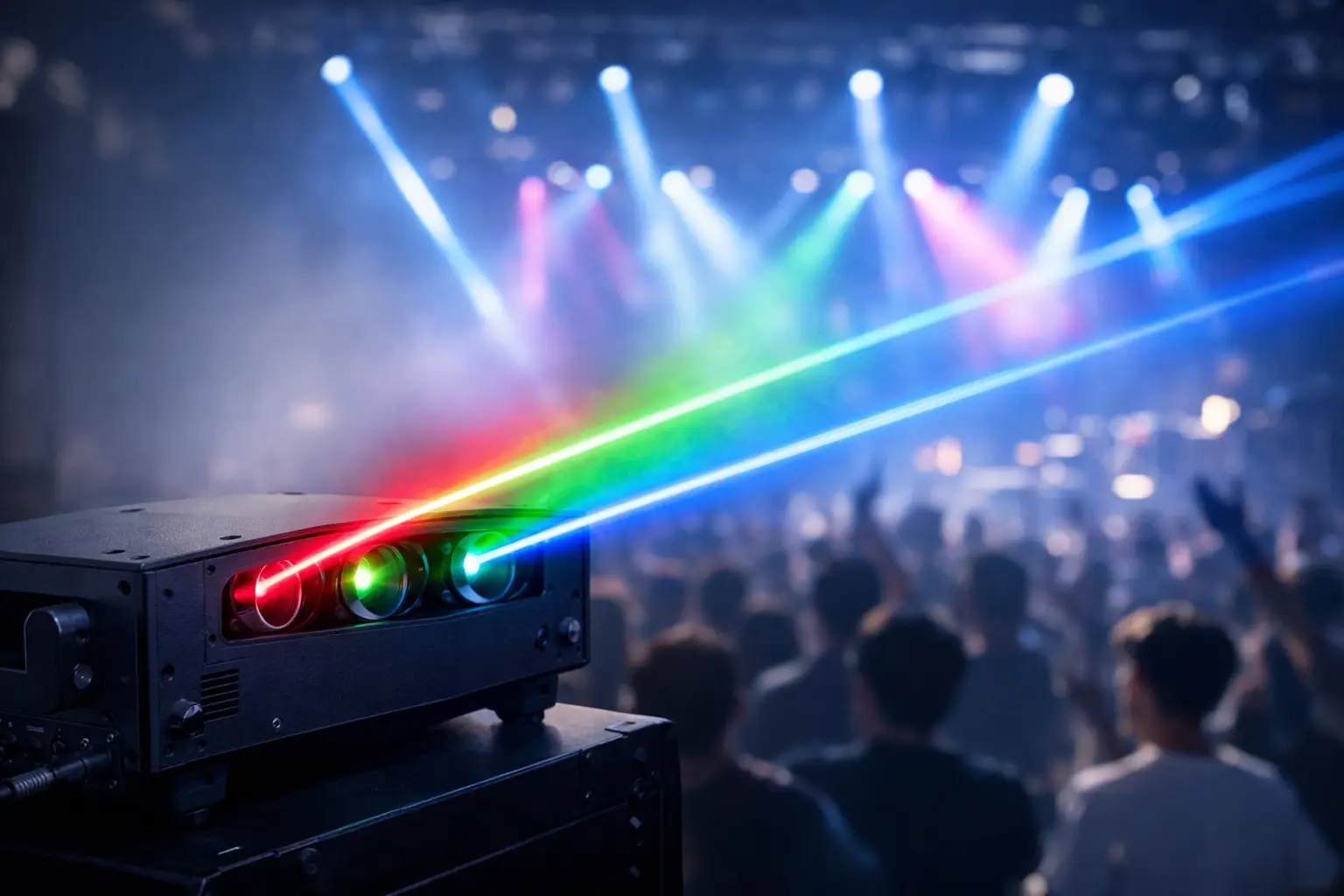 RGB Laser Projectors That Command the Crowd