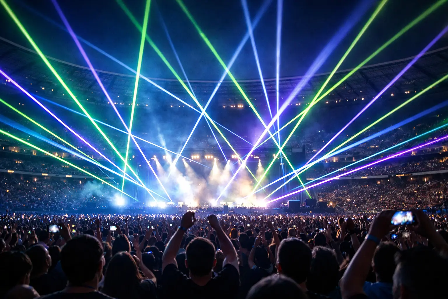Stadium Laser Effects That Command the Crowd