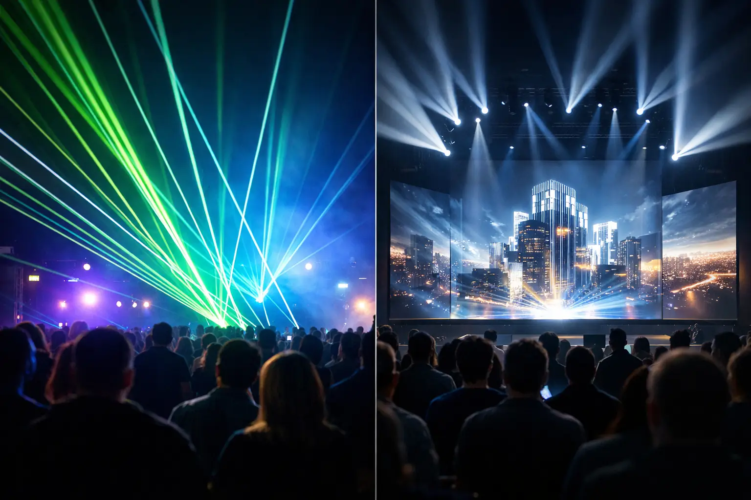 Laser Versus Projection for Standout Events