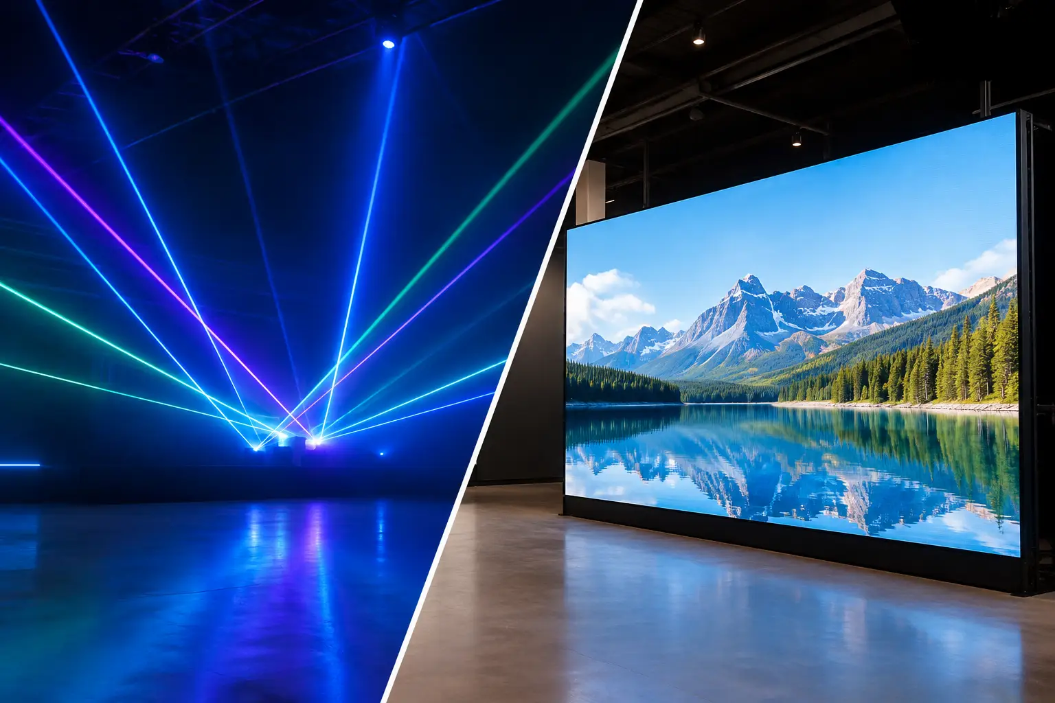 Laser Mapping Versus LED Walls: Which Fits?